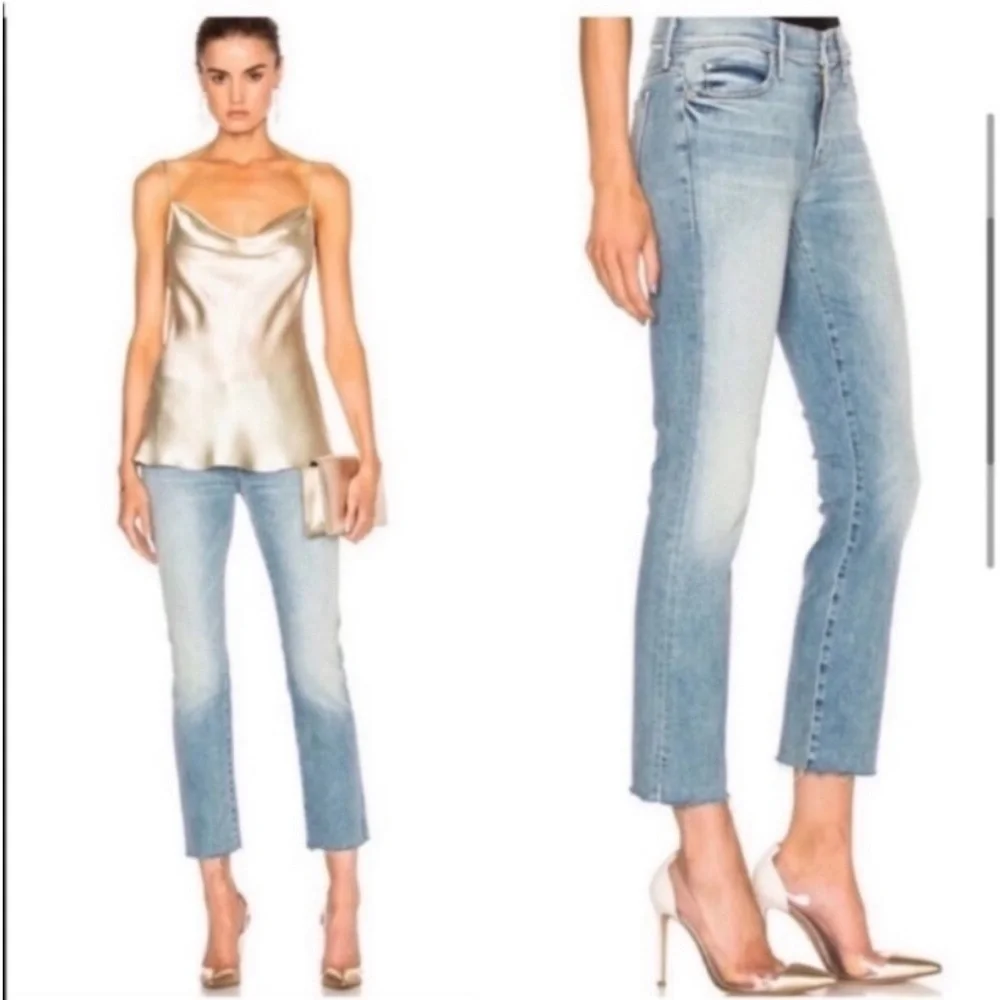 ✅ Mother Jeans Rascal Ankle Snippet in Wild at Heart